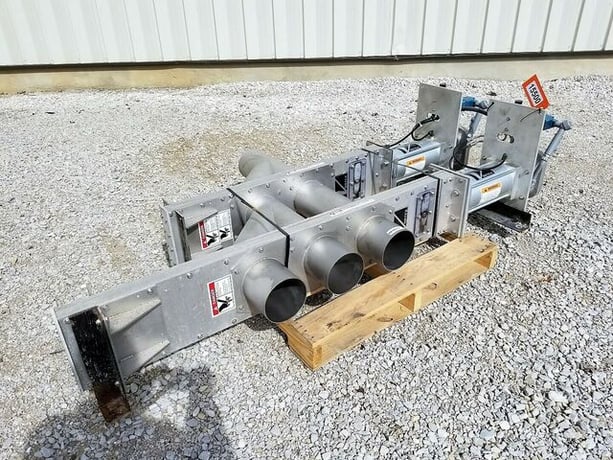 6" Salina, Vortex #D6-3SSY-SL-P10-SM1-SB-V81460, 3-Way Stainless Steel Diverter Valve - Image 4