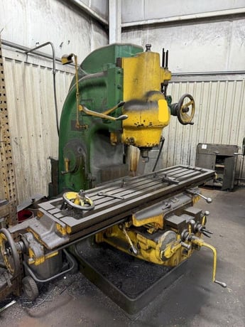 Milwaukee #K-3, vertical milling machine, 12" x56" table - Image 2