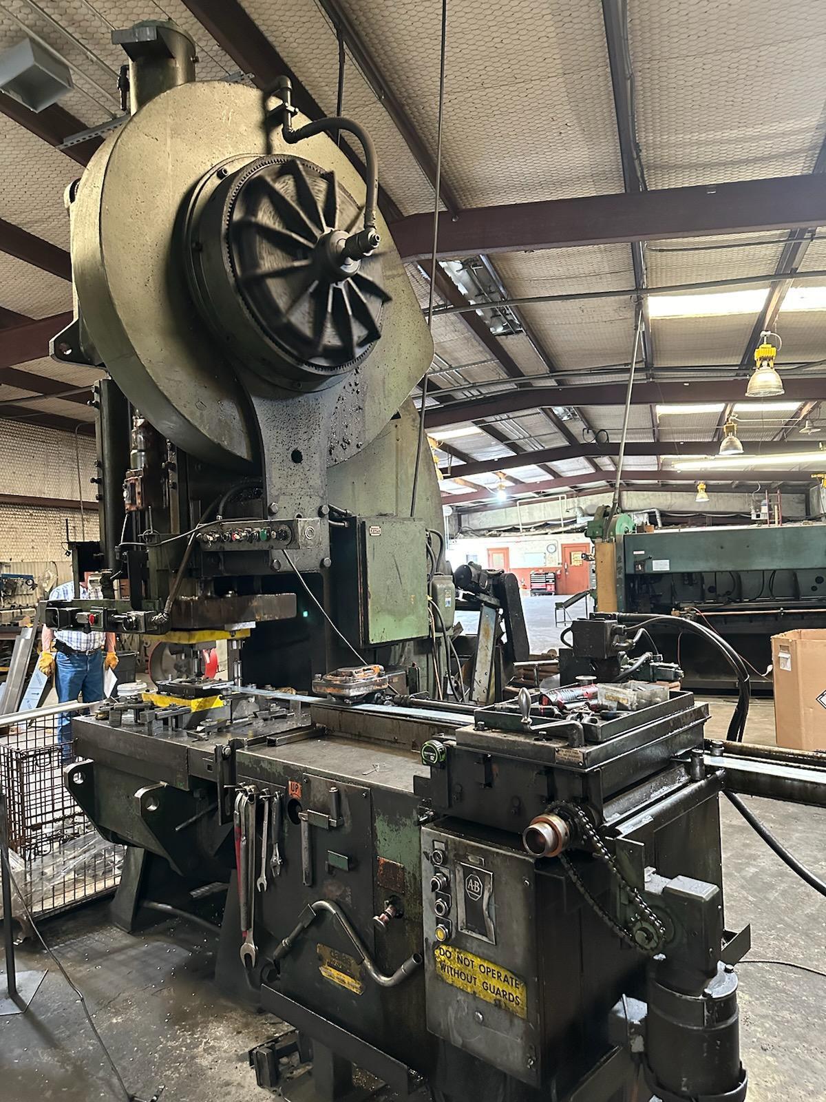 110 Ton, U.S. Industrial #54-3040, OBI press, 6" stroke, 1965 - Image 1