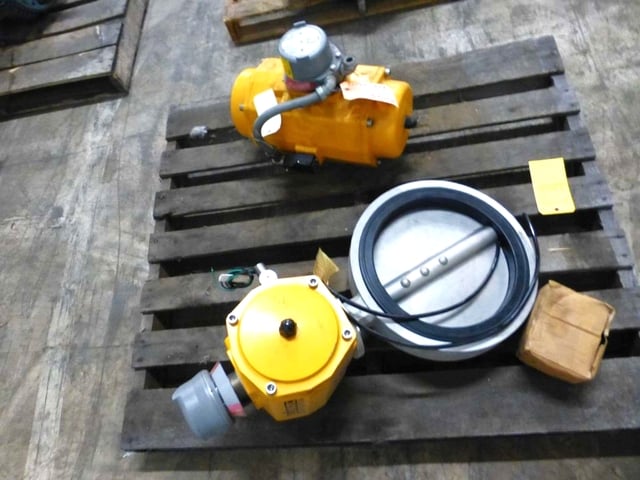 12" Erdmann ED0600.U1A00A.27KO, butterfly valve with air actuator, 116 psi, surplus - Image 4