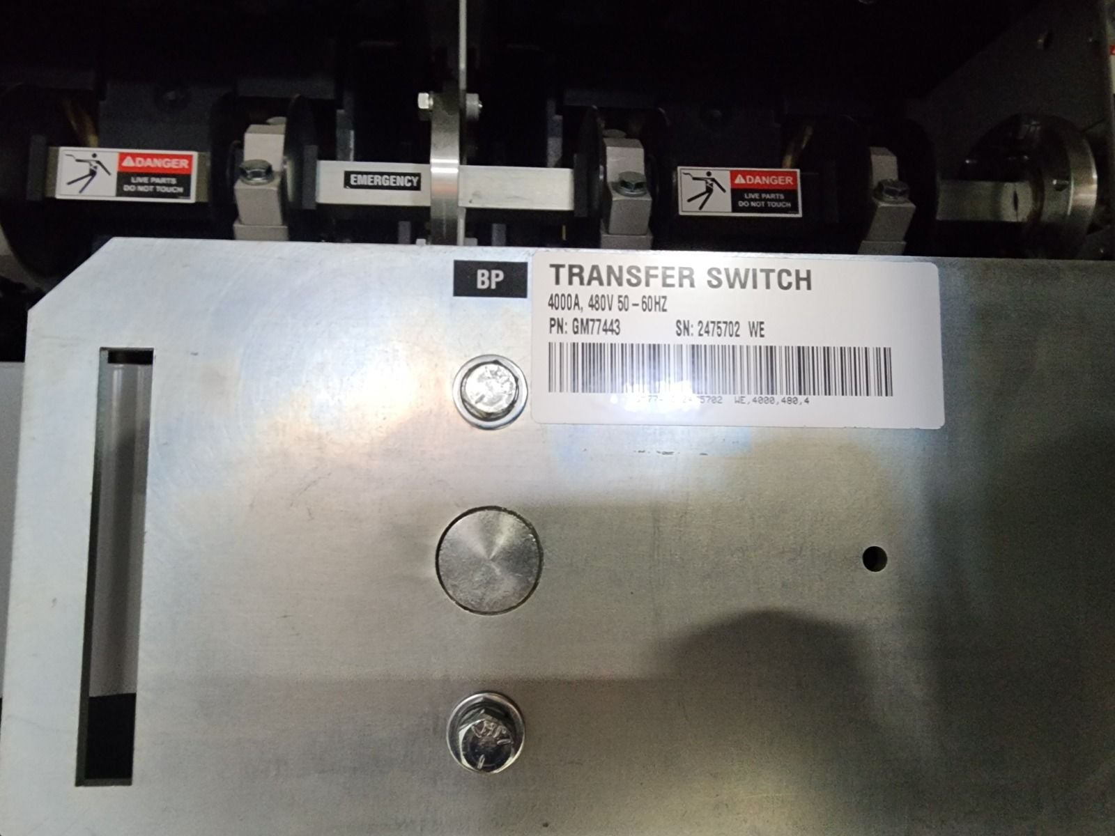 4000 Amp. Kohler ASCO KBSDMVA-4000-s, automatic transfer switch, 480 Volts, Nema 3R, new surplus - Image 6