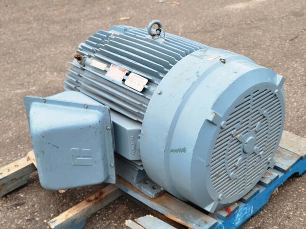 125 HP 3565 RPM Reliance, Frame 444TS, TEFC, continuous duty, type P, 460 Volts - Image 1