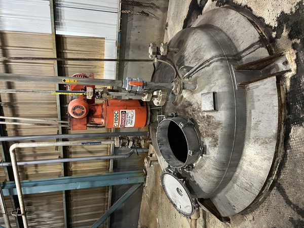 2200 gallon Alloy Fabricators, Stainless Steel jacketed mix tank, dished top & bottom, 2000 - Image 1