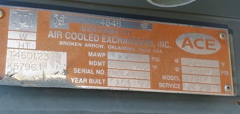95 HP Gardner Denver #837, rotary vane compressor, 1-stage, 1800 RPM, Caterpillar G3304NA NG engine, J48A-6 - Image 5