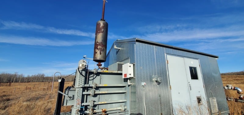 95 HP Gardner Denver #837, rotary vane compressor, 1-stage, 1800 RPM, Caterpillar G3304NA NG engine, J48A-6 - Image 8