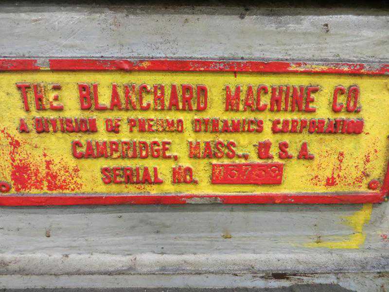 Blanchard #22D-42, rotary surface grinder, 42" magnetic chuck, 48" swing, 24" under wheel - Image 7