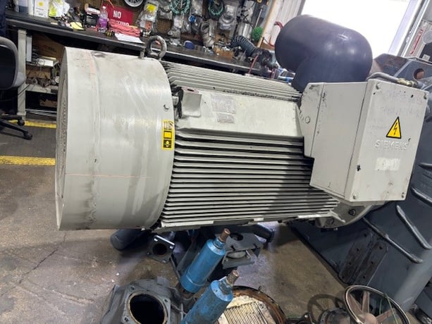 450 HP 1787 RPM Siemens 1LA83534AB91-Z, 575 Volts, Atlas Copco 1080-4828-20, ZR355 - Image 3