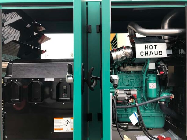 100 KW Cummins #C100D6D, diesel generator set, sound attenuated enclosure, 277/480 Volts, new, 2024 - Image 4