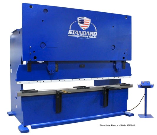 250 Ton, Standard #AB250-16, hydraulic press brake, 16' overall, 173" between housing, 10" throat, 8" stroke - Image 1