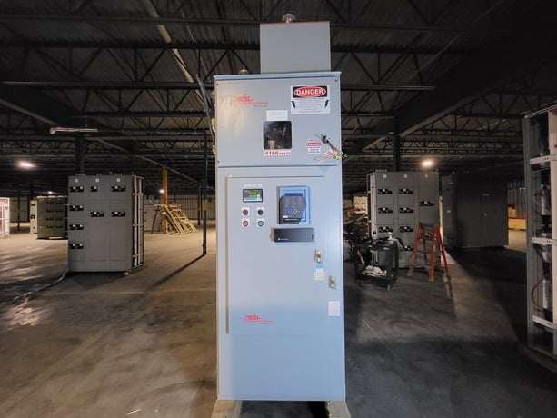Benshaw, CFMVRMX18-1500-4160-1, soft starter, 2500 HP, 4160 Volts, 329 amps, enclosure - Image 1