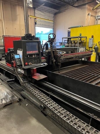 Koike #PLP-2500, CNC 8' x 20' plasma table with Hypertherm HT2000LHF, 2005 - Image 1