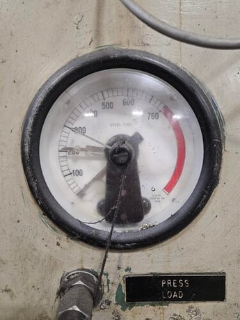750 Ton, Etchells, Hydraulic Coining Press, 11.8 stroke, 18.1" Shut Height, 1975 - Image 6