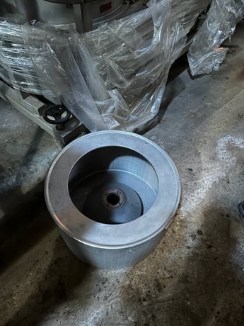 19.6" Ellerwerk #9311.11, Portable Basket Centrifuge, Hastelloy C. 500 mm basket diameter - Image 5