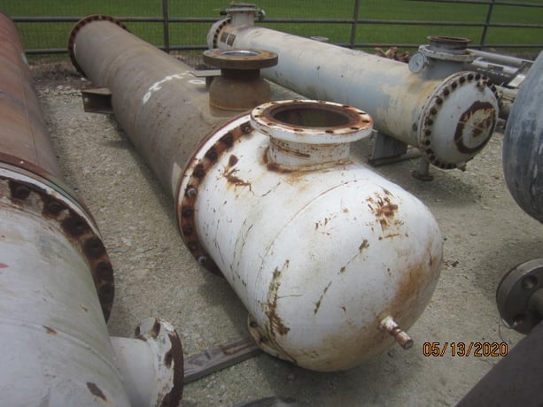 1545 sq.ft., 300 psi shell, 215 psi tube, Alabama, Heat Exchanger, NH3 Recovery Condenser, 175°F. - Image 1