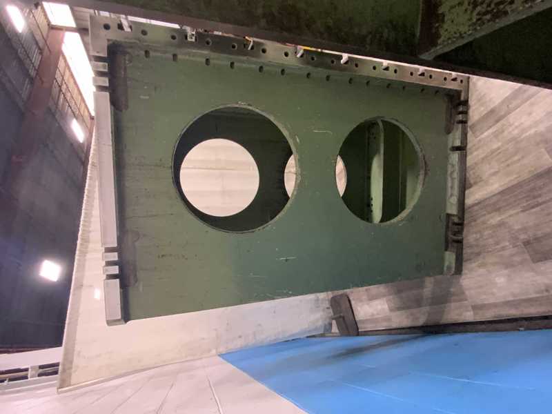 36" x 71-3/4" x 45" Drilled & tapped angle plates, cast iron construction, pair - Image 8