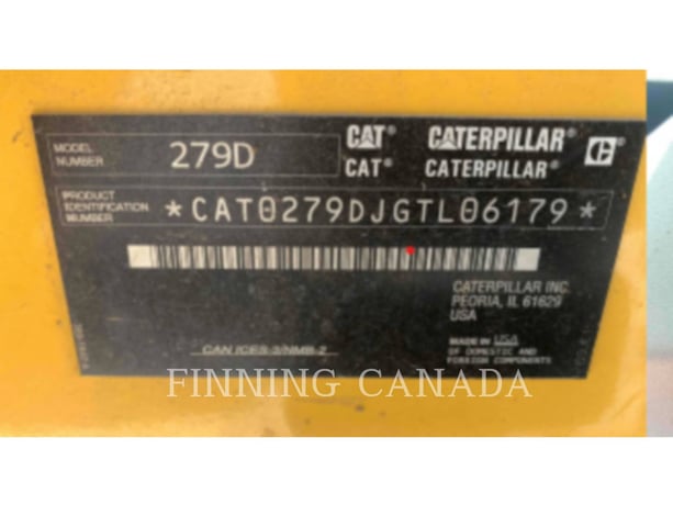 Caterpillar 279D, Track Loader, 3794 hours, S/N: GTL06179, 2018 - Image 5