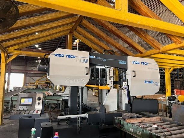 25.5" x 25.5" Indotech #DC-26SA, horizontal heavy duty bandsaw,dual column,semi-automatic, 2024 - Image 1