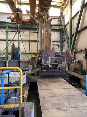5.1" Union #BFP130, 220" X, 119" Y, 118" Z,spindle support,ISO50,1000 RPM,infeed rotary table 86" x86" - Image 2