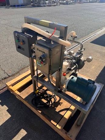 Bran & Luebbe #EFR113A73, metering pump, dual-pump, Stainless Steel, 1/2 HP - Image 3