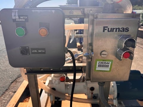 Bran & Luebbe #EFR113A73, metering pump, dual-pump, Stainless Steel, 1/2 HP - Image 4