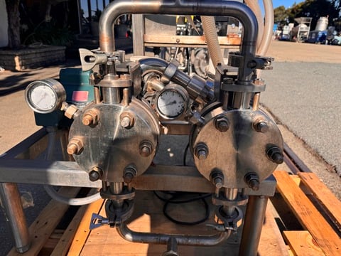 Bran & Luebbe #EFR113A73, metering pump, dual-pump, Stainless Steel, 1/2 HP - Image 5