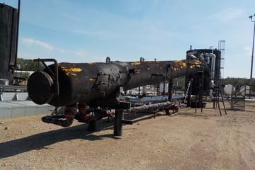 36" x 55' Corlac Industries, horizontal free water knockouts, 100 psi, 212°F, 2000 - Image 6