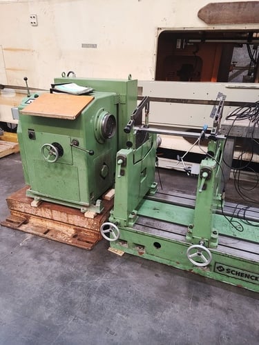 2000 lb. Schenck #R54UV, soft bearing type displacement balancer, CAB 820 Control, 1965/2014 - Image 2