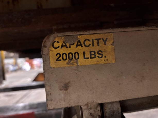 2000 lb. Southworth, scissor lift table, 8' x 4' x 5' - Image 8