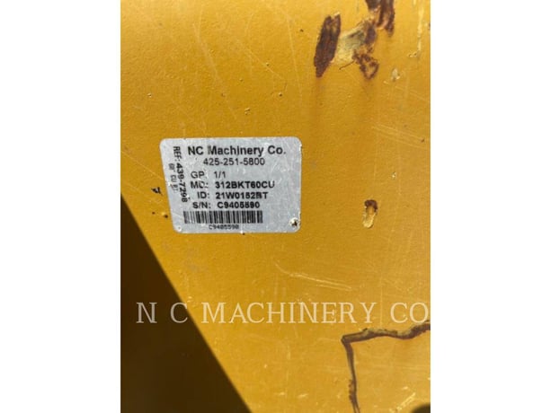 Caterpillar 313BKT60CO, Excavator, S/N: C9405590, 2021 - Image 5