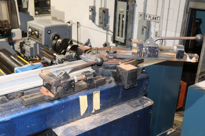 1/2" PHI #420, Tube Bender, Type II, 8" center line, 120" L, 195 deg. of bend, 3/8" drive key, 2000 - Image 4