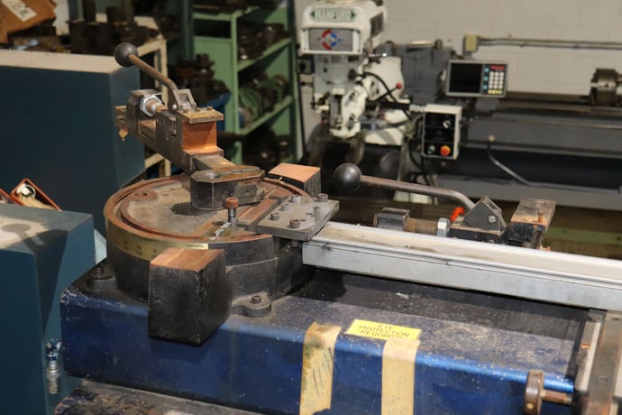 1/2" PHI #420, Tube Bender, Type II, 8" center line, 120" L, 195 deg. of bend, 3/8" drive key, 2000 - Image 5
