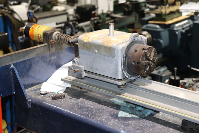 1/2" PHI #420, Tube Bender, Type II, 8" center line, 120" L, 195 deg. of bend, 3/8" drive key, 2000 - Image 6