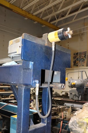 1/2" PHI #420, Tube Bender, Type II, 8" center line, 120" L, 195 deg. of bend, 3/8" drive key, 2000 - Image 7