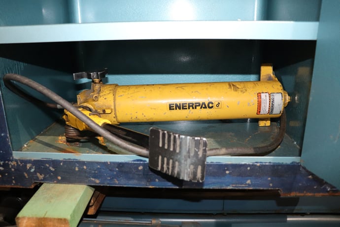 1/2" PHI #420, Tube Bender, Type II, 8" center line, 120" L, 195 deg. of bend, 3/8" drive key, 2000 - Image 10
