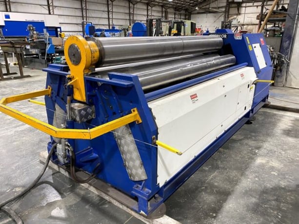 8' x 3/8" Americor #4RDP-250/8, hydraulic plate bending roll, 10.23" top roll diameter, power drop end - Image 2