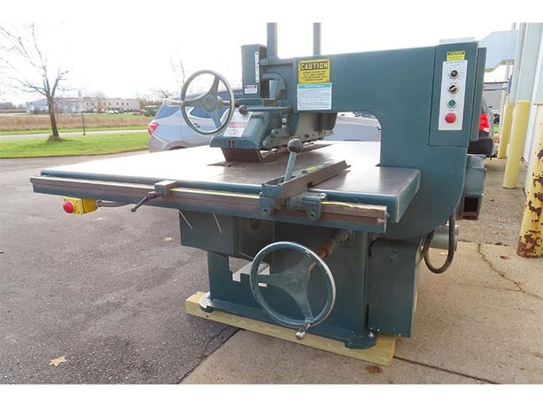 Ekstrom Carlson #EE, straight line rip-saw, 16" single blade, 30 HP - Image 4