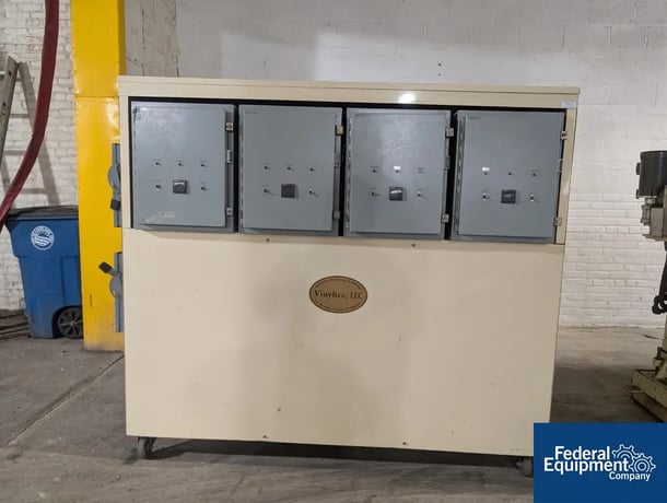 24" Vinyletech Abbottstown #D9060, Sheet Cooling Stack, approximately 24" wide x 12" diameter cooling drum - Image 3