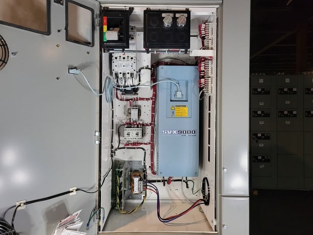 2 HP Eaton, SVX002A1-5A4N1, variable frequency drive, 600 Volts, 3 phase, like new - Image 1