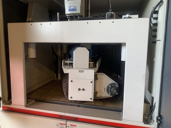 Timesavers #22-03-9, multi-directional rotary brush, 39" length, 12" brush diameter, 38" passline, 2019 - Image 2