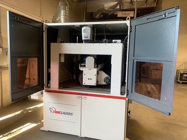 Timesavers #22-03-9, multi-directional rotary brush, 39" length, 12" brush diameter, 38" passline, 2019 - Image 3