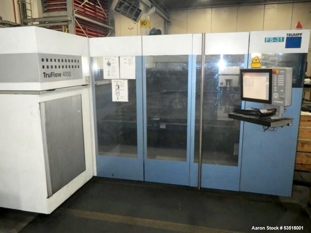 Trumpf #TruLaser-3040-(L32), CO2 Laser, 100 m/min., 4000 mm X, 2000 mm Y, 115 mm Z, 4.0 kW, 480 V, 2016 - Image 1