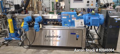 Leistritz #ZSE27-MAXX-40D, Lab Sheet Line, 29.8 kW, 1200 RPM, 320 hours, 2018 - Image 1