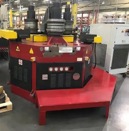 7.8" x 7.8" x .78" Tauring #Alpha-200, CNC hydraulic angle bending roll, Alpha200CNCi Control, 24.1 HP, 2014 - Image 7
