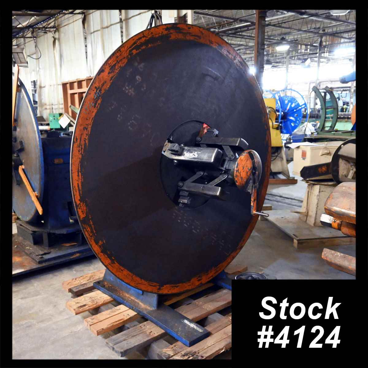 4000 lb. Littell #40-12, motorized single uncoiler, 12" width, 48" outside dimensions, 15"-20" ID, 4-arm - Image 1