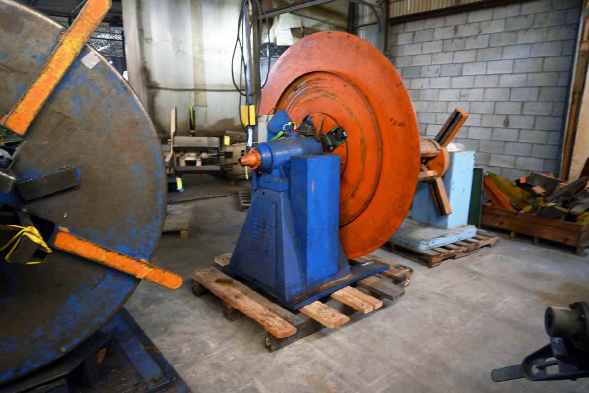4000 lb. Littell #40-12, motorized single uncoiler, 12" width, 48" outside dimensions, 15"-20" ID, 4-arm - Image 5