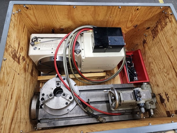 12.59" Tsudakoma #RNCM-301R, 4th Axis Rotary Table, 1.57" center bore, Like New - Image 8