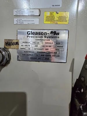Gleason #1PG-150, CNC double flank in line gear tester w/failute detection & removal, 2005/6 - Image 7