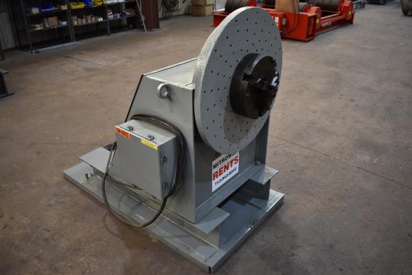 2500 lb. Aronson #HS-2, headstock positioner, 12" 3-jaw chuck, variable speed rotation, forward/reverse foot - Image 1