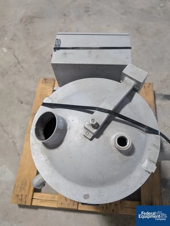 Thysesen Henschel #KM23, mixer cooler, 23 liter, jacketed for .8 bar, side discharge with manual plug valve - Image 6