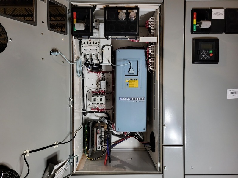 30 HP Eaton, SVX025A1-5A4N1, variable frequency drive, 600 Volts, 34 amps, like new - Image 3